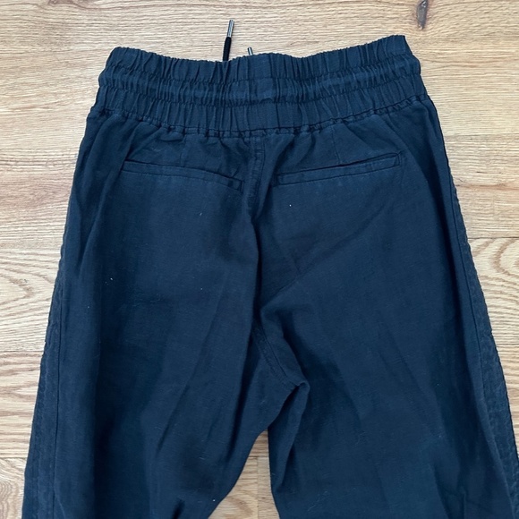 NWOT Athleta Cabo Linen Jogger - Color: Black - Size: 0 - Picture 9 of 11